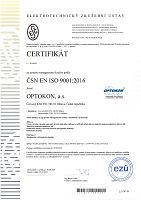 OPTOKON CSN EN ISO 90012016